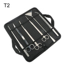 Juego de herramientas para acuario, pinzas y tijeras para plantas, herramientas de limpieza de acero inoxidable para hierba, accesorios para tanque de peces, 4, 5, 6 unidades