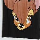 Disney T-Shirt Vintage ärmelloses Schulterpolster Bambi Deer Cartoon Print Harajuku Damen T-Shirt O-Neck Chic Cotton T-Shirt Top Female