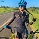 Mono de ciclismo XAMA Pro para mujer, mono de manga larga para bicicleta, mono MTB, ropa de ciclismo, Jersey indefinido