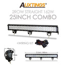 Auxtings 12 '' 22 '' 20 Zoll 12 V 24 V Offroad-LED-Lichtleiste Spot Flood Combo 20 '' 126 W LED-Arbeitslicht für Jeep Car 4WD Truck SUV ATV