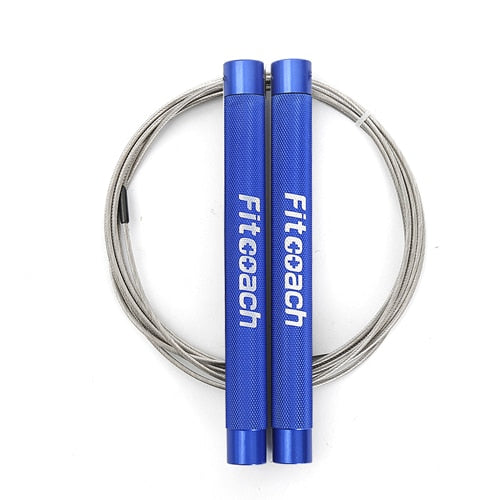 Fitcoach Speed ​​Jump Rope Verstellbares Springseil aus Aluminium für Fitness, Ausdauertraining, Intensitätstraining