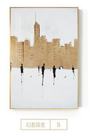 100% handgemaltes abstraktes britisches Ölgemälde moderne Leinwandmalerei Wandbilder für Wohnzimmer Wohnkultur schwarz weiß Kunst