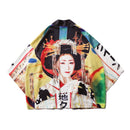 Bebovizi Japanischer Stil Kran Koi Kimono Tokyo Streetwear Haori Männer Frauen Strickjacke Japan Mädchen Robe Chinesischer Drache Anime Kleidung