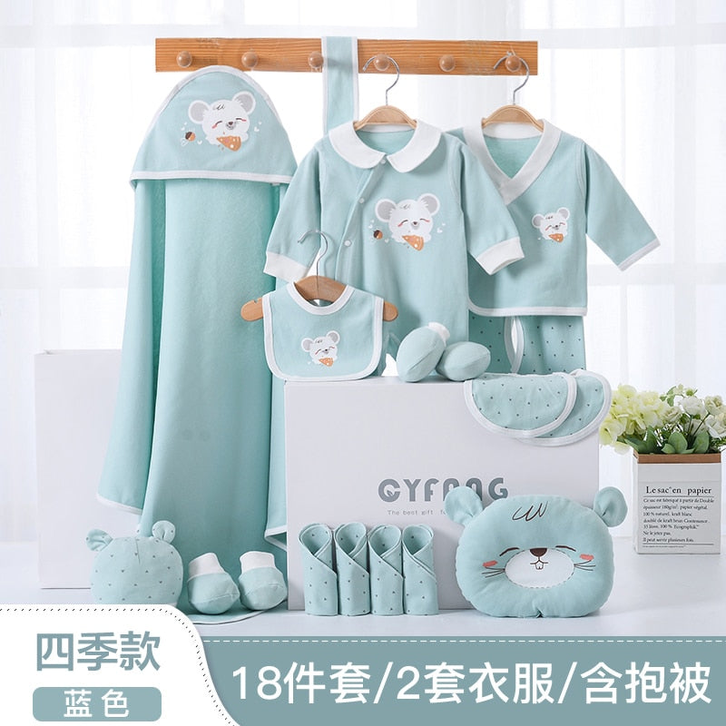 Newborn Clothes Outfits Baby Cotton Infant Clothing Suit Print NewBorn Boys Underwear Set