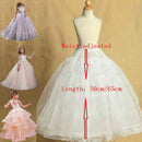 Lolita-Rock Kinder 2 Reif Pettiskirt für Hochzeit Blumenmädchen Petticoat Unterrock Slips Prinzessin für Kind 2-14 Jahre Vestidos