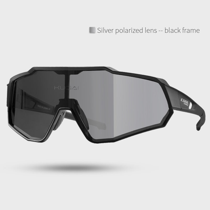 CoolChange Polarisierte Fahrradbrille Laufen Reiten UV400 Fahrrad Sonnenbrille Outdoor Sport MTB Fahrradbrille Brillen Herren Damen