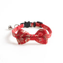 Haustier-Katzenhalsbänder mit niedlichem Bowknot-Welpen-Chihuahua-Halskette, verstellbare Fliege, Katzenglockenhalsband, Haustiergeschenk