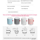 Humidificador de montaña de nieve blanca, 500ML, difusor ultrasónico de aire con USB, Humidificador de aromaterapia con luz relajante, difusor para el hogar