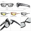 2022 Outdoor Sport Driving Photochromic Sunglasses Men Polarized Glasses Day Night Vision Chamelon Goggle UV400 zonnebril heren