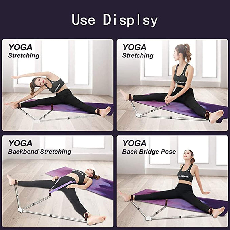 3-Stangen-Beinstrecker Beinspalt-Verlängerungsgerät Eisen-Beinstütze Yoga-Übung Kunst Fitnessstudio Flexibilität Stretching-Ausrüstung
