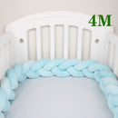 4M Baby Bett Stoßschutz Infant Wiege Kissen Kissen Zopf Knoten Stoßstange Krippe Stoßstange Tour De Lit Bebe Tresse Raumdekoration