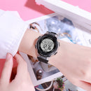 SYNOKE Band Watches For Kids Girls 50M Waterproof Digital Electronic Watch Kid Student Sport Style Colorful luminous Clock Hours
