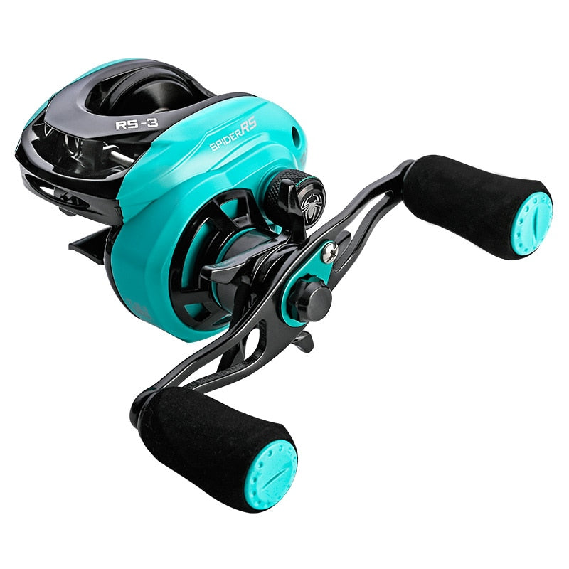 Jitai RS-3 Gull Wing Baitcasting Fishing Reel 7.3:1 High Speed 19 LB Max Drag UltraLight Spool Carp Casting Reel Fishing