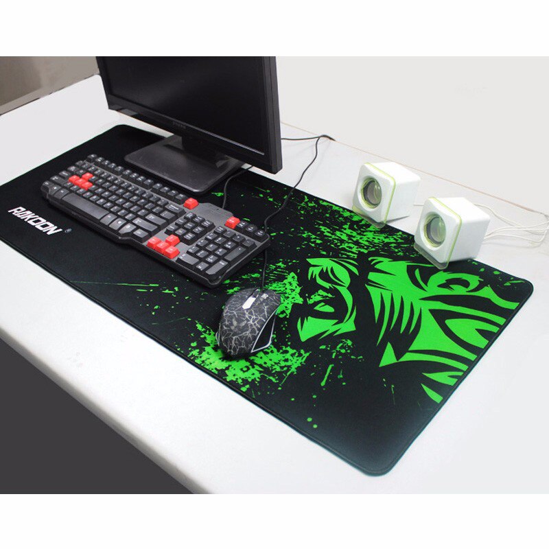 Rakoon Large Gaming Mouse Pad Anti-slip PC Computer Gamer Mousepad Locking Edge Natural Rubber Big Mouse Mat for CS GO LOL DOTA2