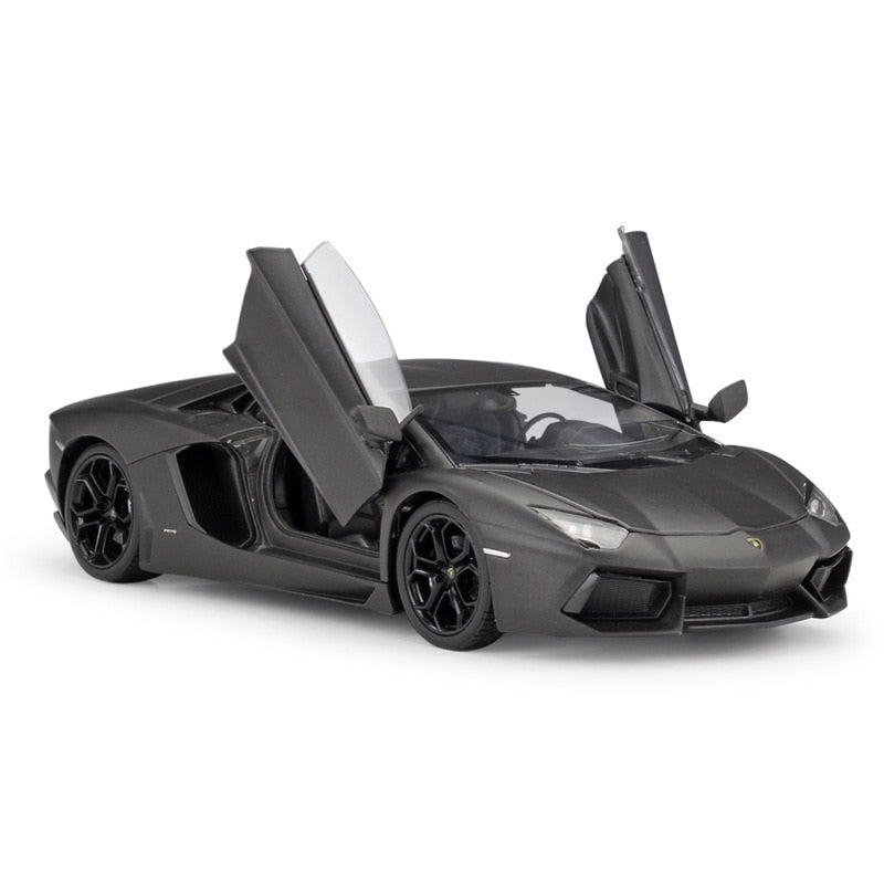 WELLY 1:24 Lamborghini Aventador LP700-4  Car Alloy Sports Car Model Diecast  Tail Car Wheels Toys For Children