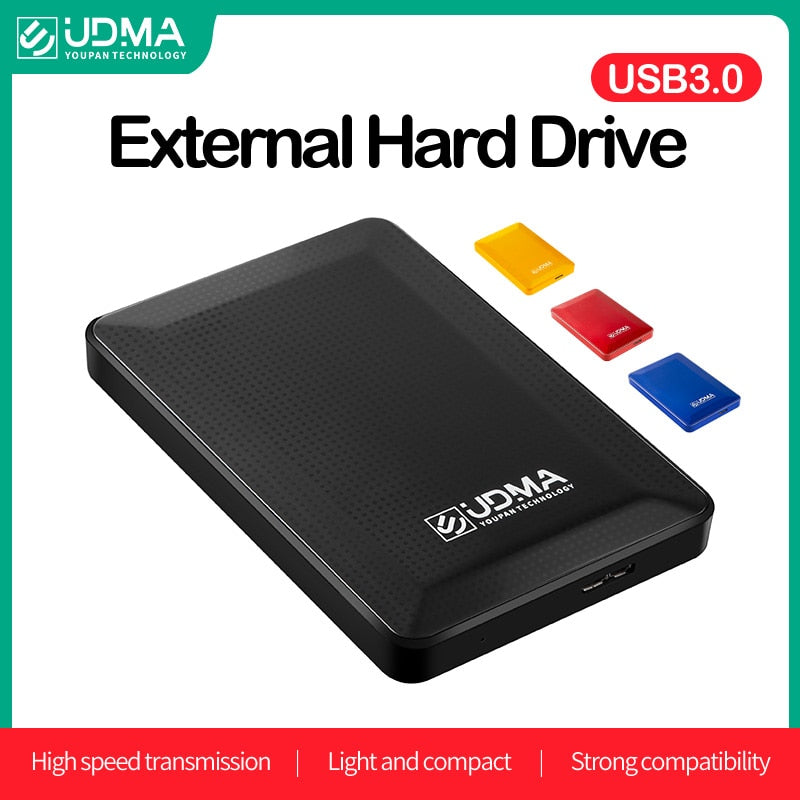 Original USB3.0 HDD External Hard Drive 2T 1TB 500G 320G 750G  Disco duro externo Disque dur externe for PC,PS5, Mac,TV,projecto