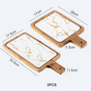 Plato nórdico con textura de mármol dorado, plato redondo de cerámica para el hogar, plato occidental para carne, plato de postre, bandeja cuadrada, bandeja para cubiertos de cocina