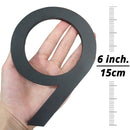 15 cm großes schwarzes Hausnummern-Schwimmschild Moderne Türnummern Gebäudebeschilderung Außen Huisnummer Numeros Casa Adresse BO