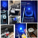 Tragbarer Auto-Aschenbecher mit blauem LED-Licht, automatischer Solarenergie, Auto-Zigaretten-Rauchschale, Aschenbecher für Auto-Autozubehör