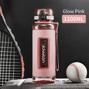 New 1.1L Water Bottle BPA Free Portable Leak-proof Shaker bottle Tritan Plastic Drinkware Outdoor Tour Gym