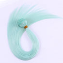 22 Zoll brasilianisches glattes Haar bündelt 100 Gramm einteiliges synthetisches Haargewebe Pferdeschwanz-Haarverlängerungen für afrikanische Frauen