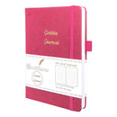 BUKE Dotted Journal Dot Grid Notebook Sketcbook - PU Leather, 160gsm Thick Paper, Inner Pocket, Elastic Closure, Pen Holder