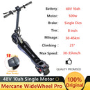 EU Stock inkl. MwSt. Mercane WideWheel Pro Kickscooter 48V 1000W Smart Electric Scooter Dual Motor Patinete Electrico 40km/h