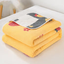 New 6 Layer 100% Cotton Gauze Baby Blankets Baby Muslin Swaddle for Newborn Soft Breathable Small Quilt Knee Blanket Bath Towel