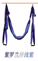 6 Griffe Anti-Schwerkraft-Yoga-Hängemattenstoff Yoga Flying Swing Traction Device Yoga-Hängematten-Set Ausrüstung für Pilates-Körperformung