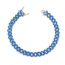 TOPGRILLZ, nueva pulsera cubana de Miami de 8mm a la moda, pulsera de circonita cúbica completamente helada, joyería de rapero de Hip Hop, pulsera para mujer, regalo