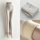 GCAROL Women Thick Fleece Legging High Waist Letters Legging Pants Stretch Winter Seamless Fitness Can Be Worn Below Zero
