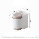 Zahnbürstenhalter Zahnpastaregal Mundwasserbecher Starke Adsorption Hängeregal mit Becher Badezimmerzubehör