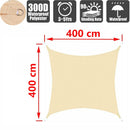 Waterproof SunShade Sail Outdoor Awnings For Garden Sun Shade Sail Beach Tent Camping Canopy Yard Sails Pool Partio  Sun-Shelter