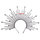 Goddess Halo Crown Sunburst Plastic Gold Met Gala Angel Spike Headpiece Cosplay Accessories