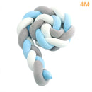 1M/2M/3M/4M Baby-Knoten-Stoßfänger im Bett Neugeborenen-Kissen-Kissen-Kissen-Stoßfänger Krippen-Stoßfänger Tour de Lit Bebe Tresse