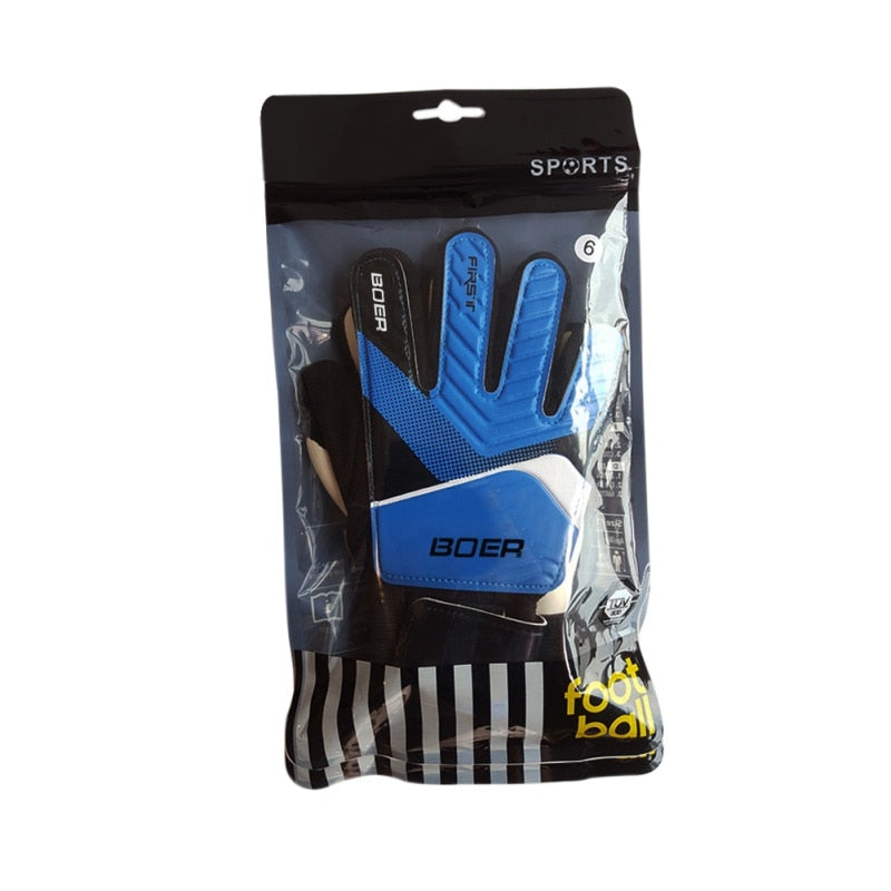 Guantes gruesos de goma antideslizantes para portero de fútbol, ​​guantes de protección para huesos de dedos de fútbol, ​​guantes para principiantes profesionales