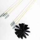 Nylonbürste mit 4-12-teiligem langem Griff Kaminkessel Hausreiniger Drehkamin Innenwandreinigung Bursh Küchenreinigungswerkzeug