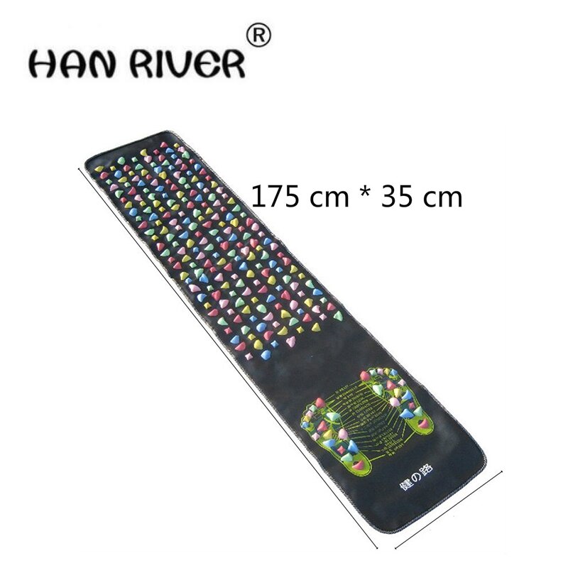 HANRIVER 175 cm * 35 cm massage blanket pebbles foot massage foot massage cushion finger press plate