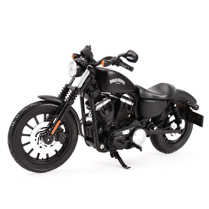 Maisto 1:12 Harley Davidson 2014 Sportster Iron 883 vehículos fundidos a presión coleccionables pasatiempos juguetes modelo de motocicleta