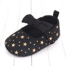 2022 Blumenstickerei Babyschuhe für neugeborenes Baby Mädchen gestreifte Schleife erste Wanderer weiche Sohlen niedlichen Kleinkind Anti-Rutsch-Prinzessin Schuh