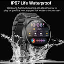 LIGE Neue Bluetooth Call Smart Watch Männer Full Touch Sport Fitness Uhren Wasserdichte Herzfrequenz Stahlband Smartwatch Android iOS