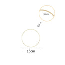 10-40 cm Gold Metall Ring Blumenkranz Girlande Jäten Dekoration für Hochzeiten Brautparty Home Party Dekoration Catcher Hoops