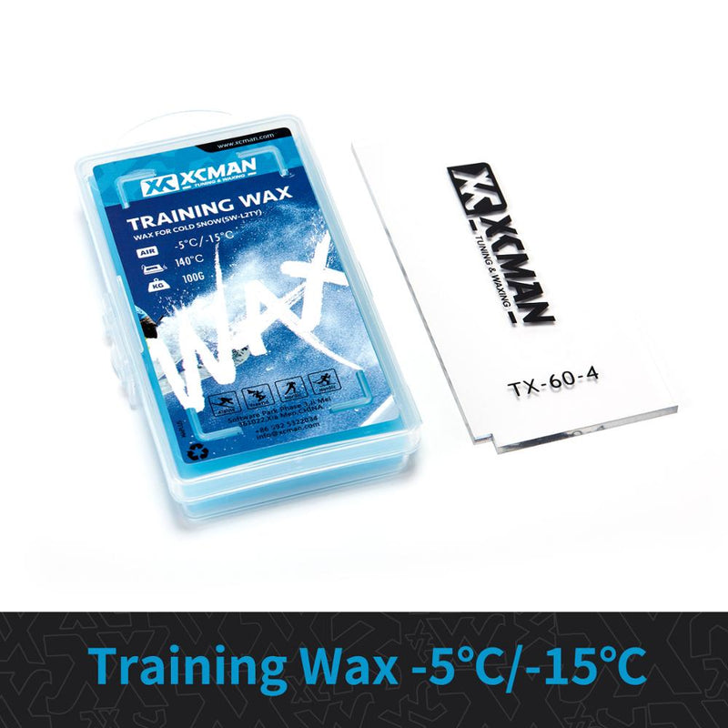 XCMAN Ski Snowboard Waxing &amp; Tuning Komplettes Bürstenset – Nylon, Messing, Rosshaarbürste, Metallschaber, Wachsschaber und PTEX Flate Fi