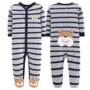 Baby Body Cat Strampler Baby Jungen Mädchen bedruckter Herbst Winter Strampler langärmliger einteiliger Pyjama