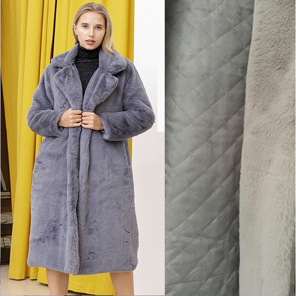 Winter Frauen Hohe Qualität Faux Kaninchen Pelzmantel Luxus Langen Pelzmantel Lose Revers Mantel Dicke Warme Plus Größe Weibliche Plüsch Mäntel