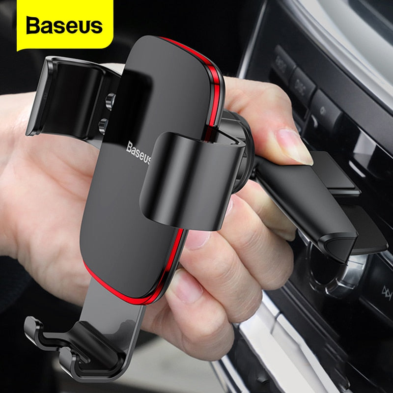 Baseus CD Slot Car Phone Holder Gravity Car Mount Holder For Phone In Car For iPhone Samsung Xiaomi Mobile Cell Phone Car Stand