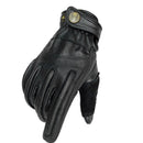 Guantes de moto de cuero con envío gratis, guantes de moto de pantalla táctil seguros y cómodos para hombres, guantes de Moto para montar en carretera al aire libre