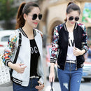New 2022 Fashion Summer Bomber Print Jacket Women&