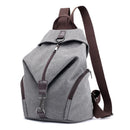 Mode Leinwand Weibliche Rucksack Multifuction Casual Rucksack Für Teenager Mädchen 2021 Neue Sommer Frauen Große Kapazität Umhängetasche