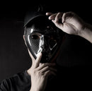 Twill Carbon Fiber Dancer Mask Halloween Cosplay Hippop Mask Of Death